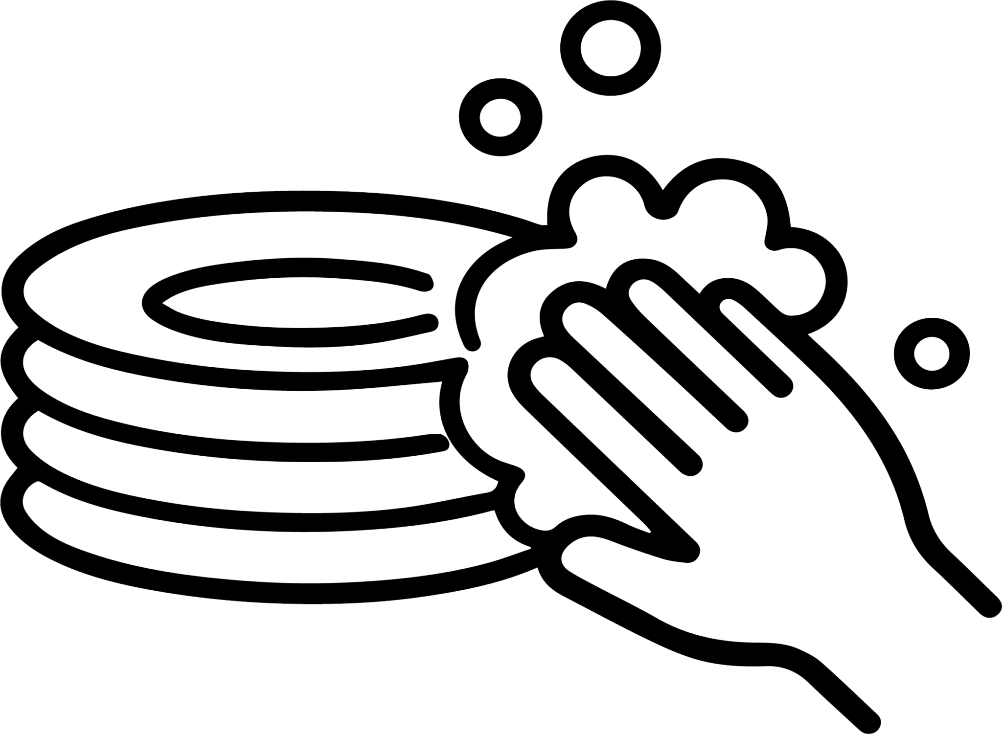 Ophalen en wij doen de afwas